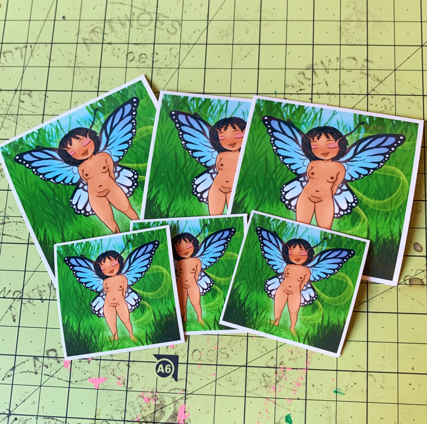 NSFW* Forest Fairy Vinyl Sticker
